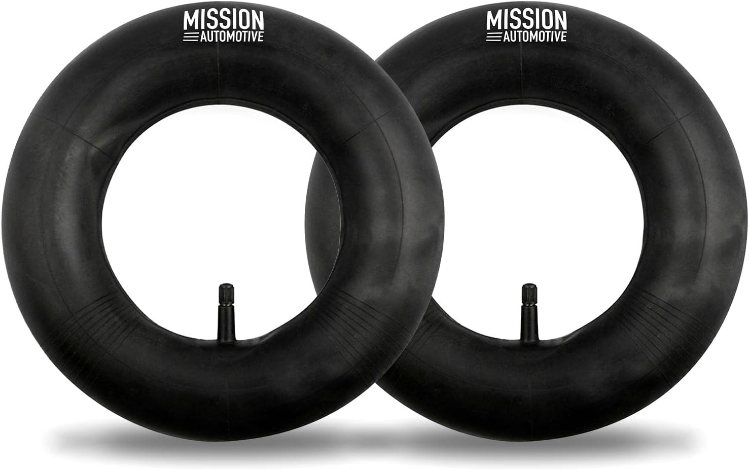 Mission Automotive 4.80/4.00-8 in Tire Inner Tubes for Wheelbarrow Wheels - Fits Trailer Tire Tube - Pack of 2