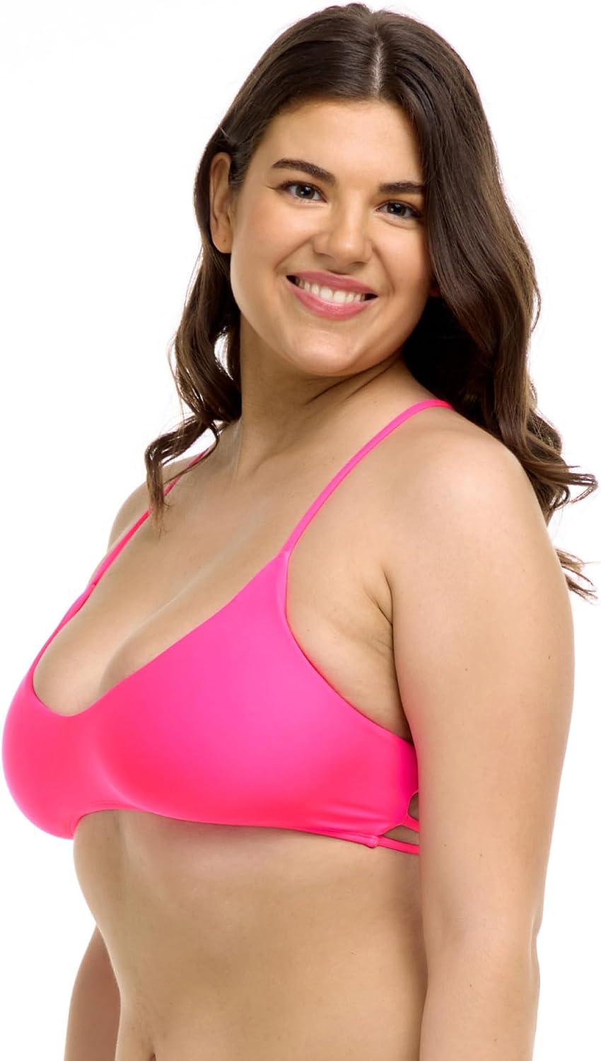Body Glove Standard Smoothies Alani Solid Strappy Back Bikini Top for Women