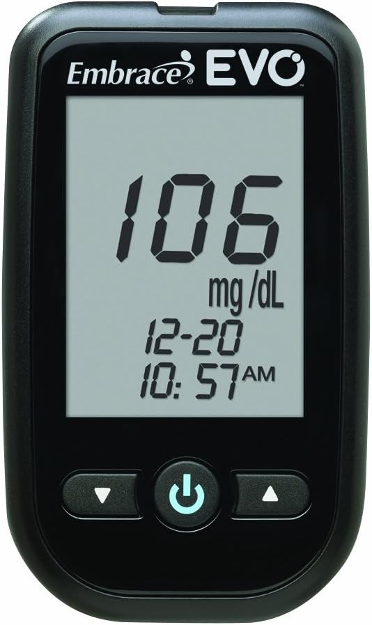Embrace EVO Blood Glucose Meter All in One Starter Kit