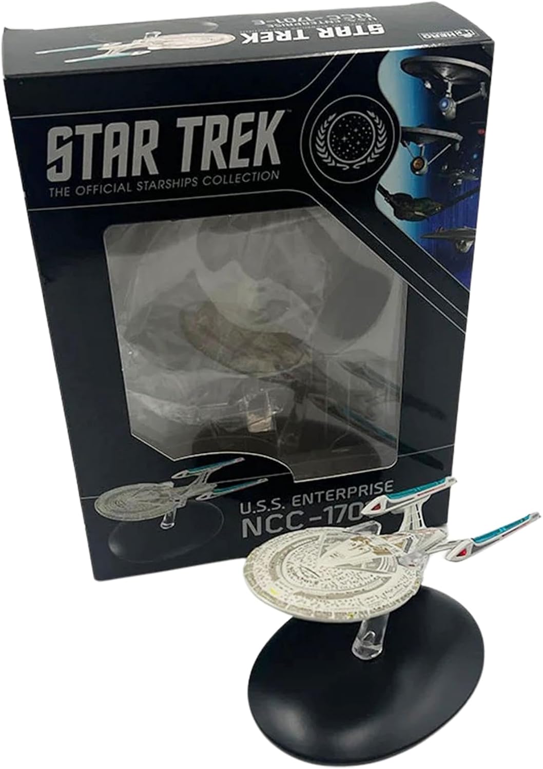 Hero Collector| Star Trek The Official Starships Collection | Eaglemoss Model Ship Box U.S.S. Enterprise NCC-1701-E