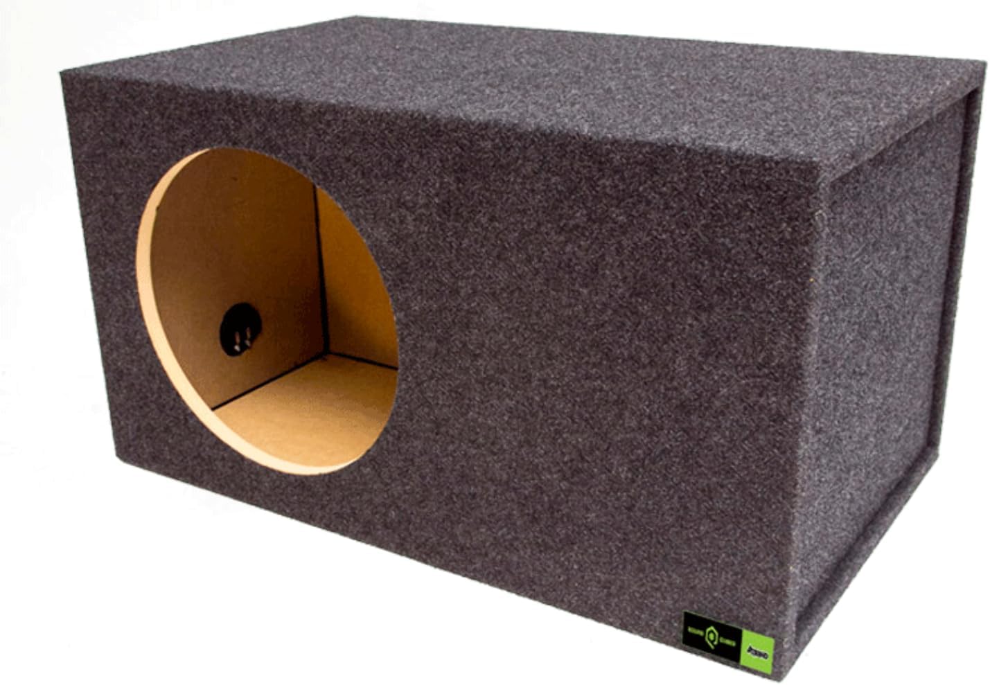 Atrend 15 Soundqubed Single Vented - SPL Tune Subwoofer Box Improves Audio Quality, Sound & Bass - Woofer Specific Enclosure Certified - Made in USA
