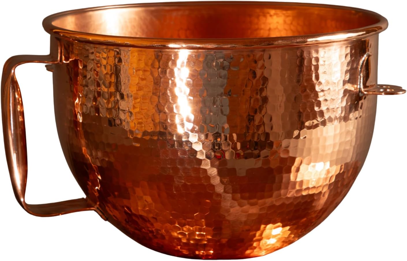 Sertodo Copper Mixing Bowl | Fits KitchenAid Lift Stand Mixer | 6 Qt