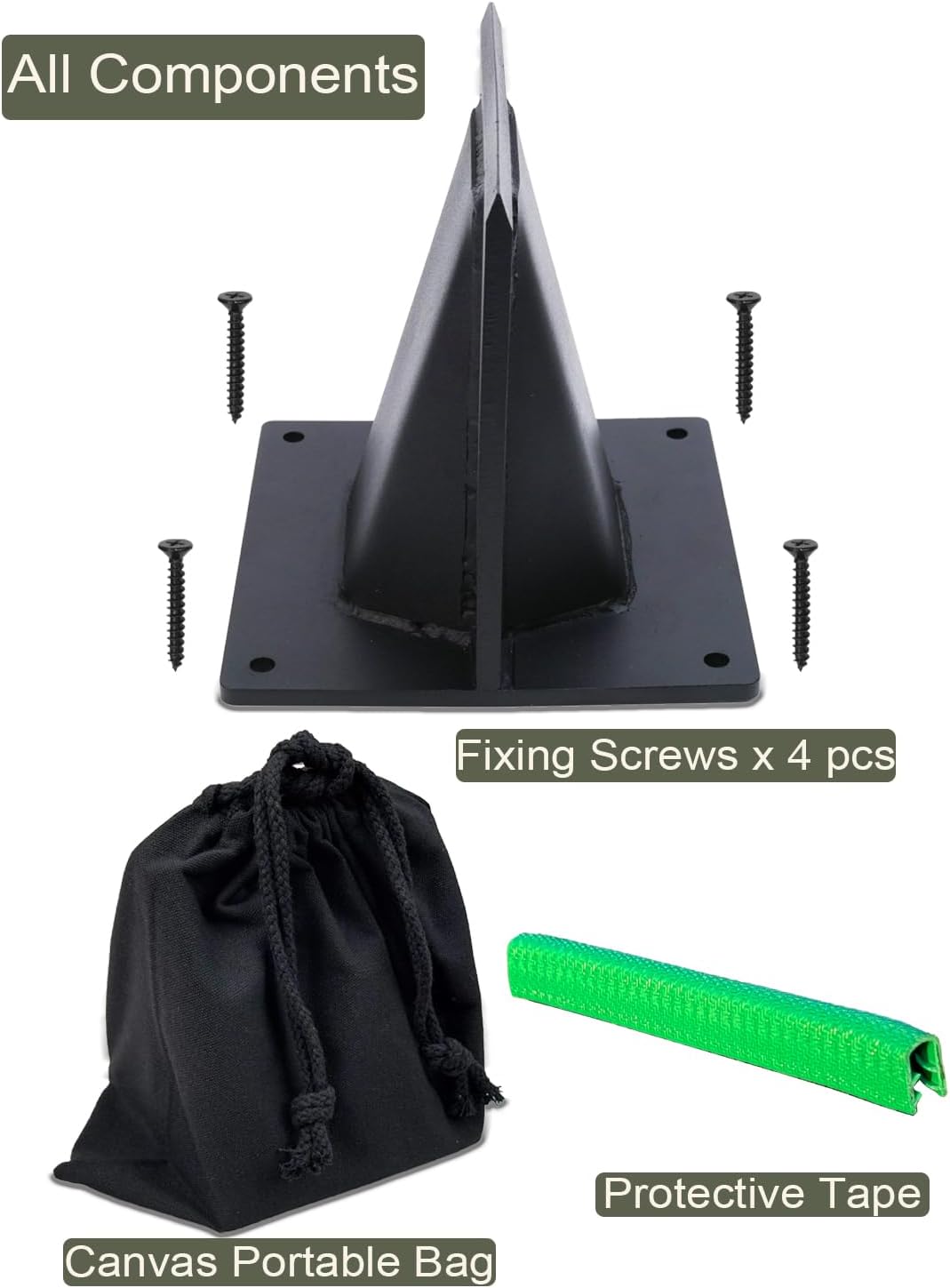 Manual Wood Splitter Wedge, Small Portable Kindling Splitters for Firewood | Quench steel kindling splitter with sharp wedge design