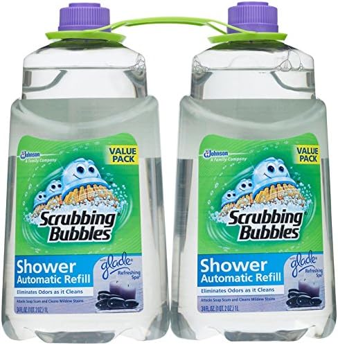 Scrubbing Bubbles Auto Shower Cleaner Refill Everyday Value Pack Single Unit Twin Pack