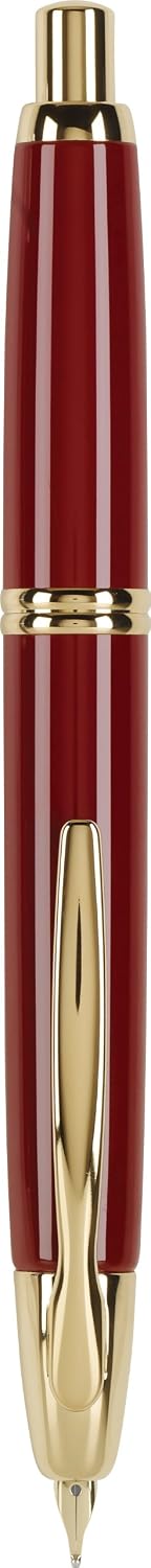 PILOT Vanishing Point Collection Refillable & Retractable Fountain Pen, Matte Black Barrel, Blue Ink, Fine Nib (60580)