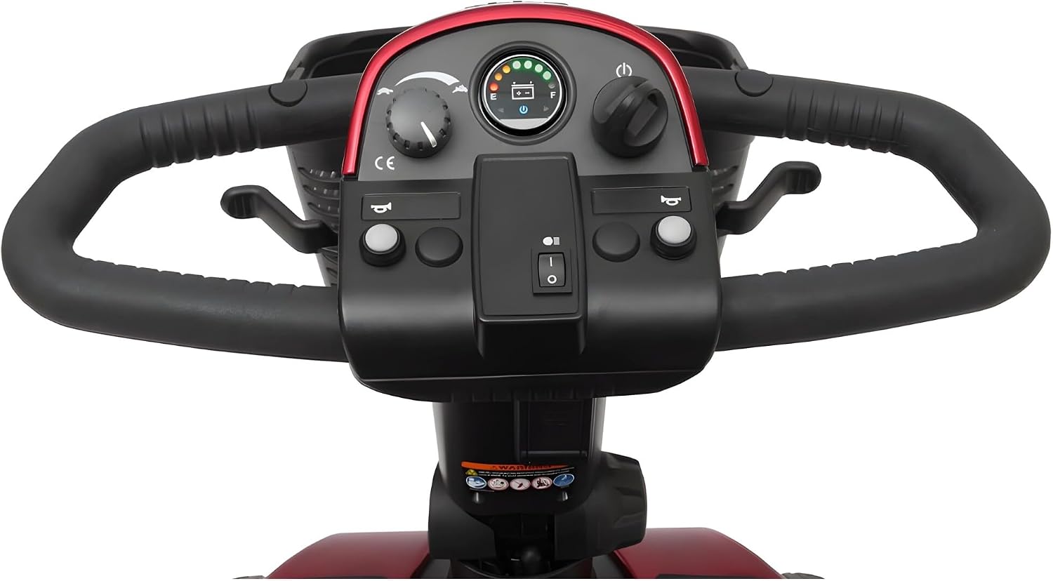 Pride Mobility Victory 10 3-Wheel Scooter - Comfort Mobility for Adults, U-1 Battery, 400 Lbs Weight Capacity, Viper Blue, 18"x17" Fordable Seat - SC610