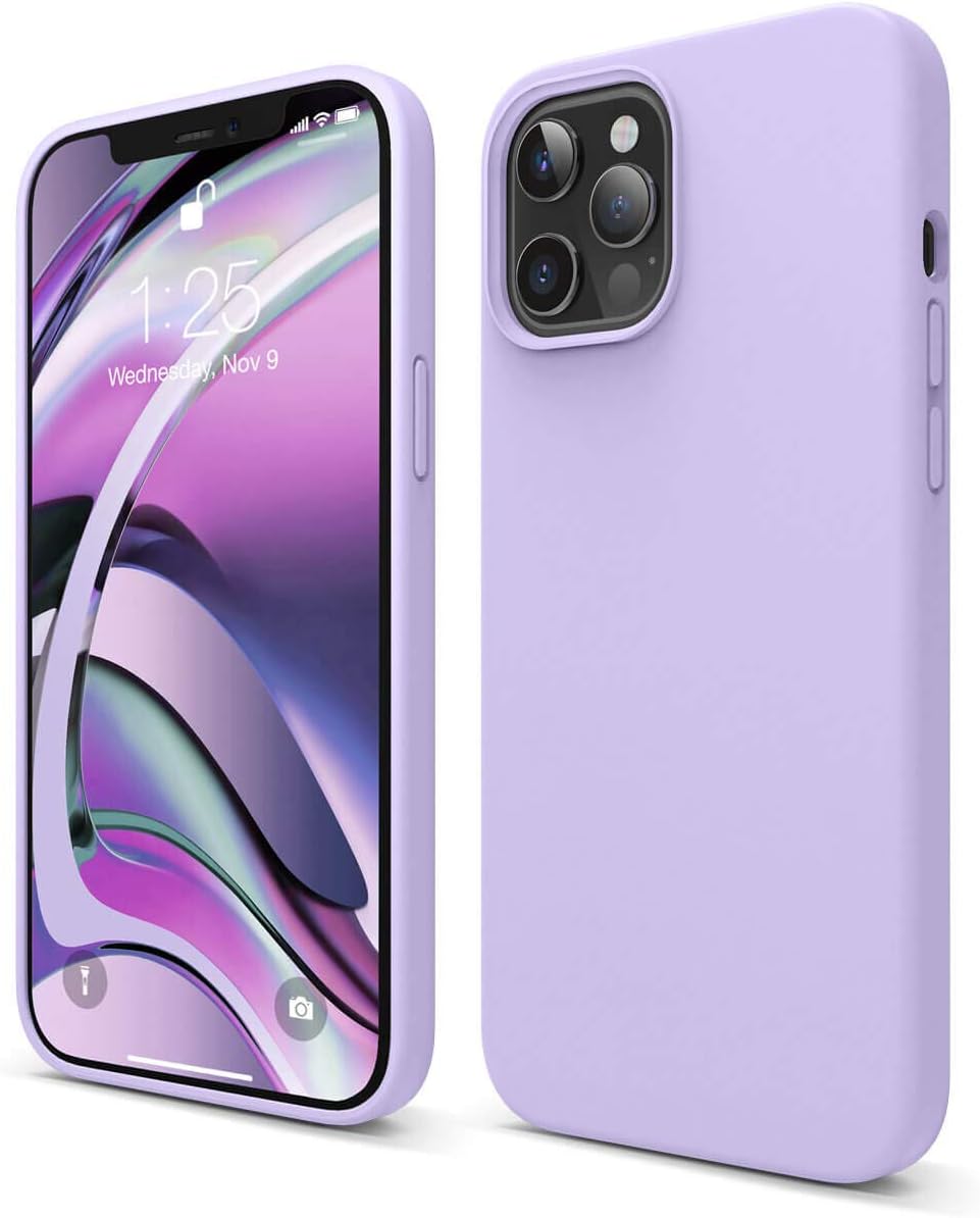 elago Premium Liquid Silicone Case for iPhone 12 Mini Lavender