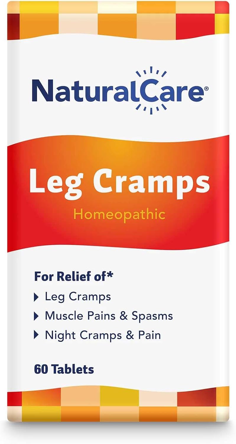 NaturalCare Leg Cramps, Homeopathic Tablets, 60ct | May Provide Support for Leg, Calf & Foot Cramps, Muscle Spasms & Pain