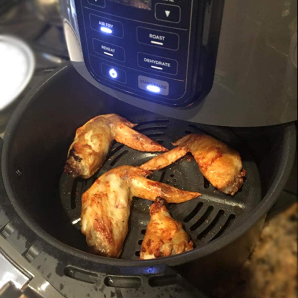 Air Fryer Replacement Crisper Plate For Ninja AF100 to AF150, Grill Pan for Ninja FD401 Foodi OP300 to OP500 Crisper Plate, Air fryer Accessories