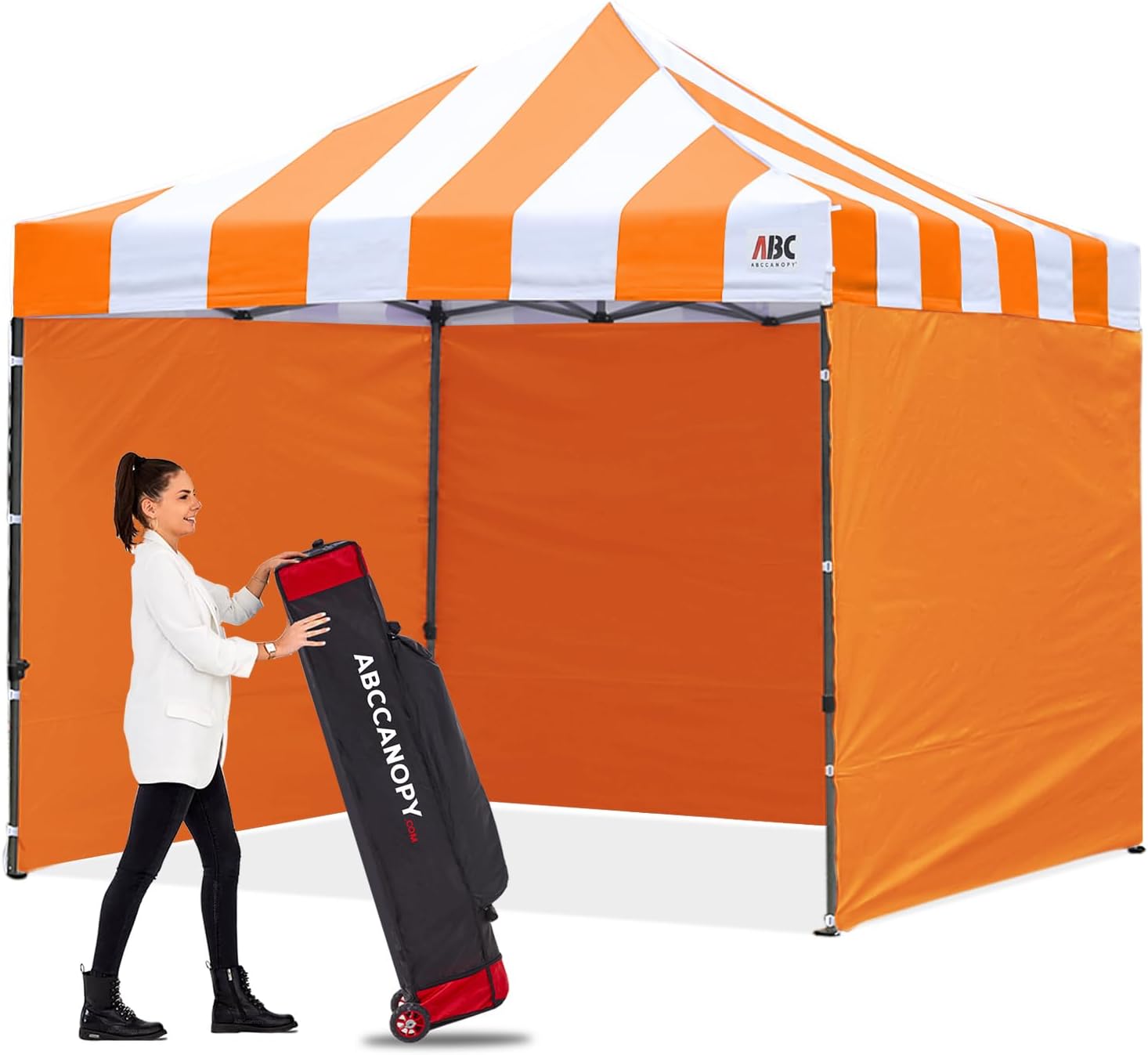 ABCCANOPY Heavy Duty Easy Pop up Canopy Tent with Sidewalls 10x20, Turquoise