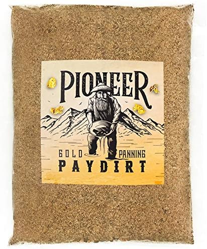 PIONEER GOLD Paydirt Panning Pay Dirt Bag - Gold Prospecting Concentrate Large