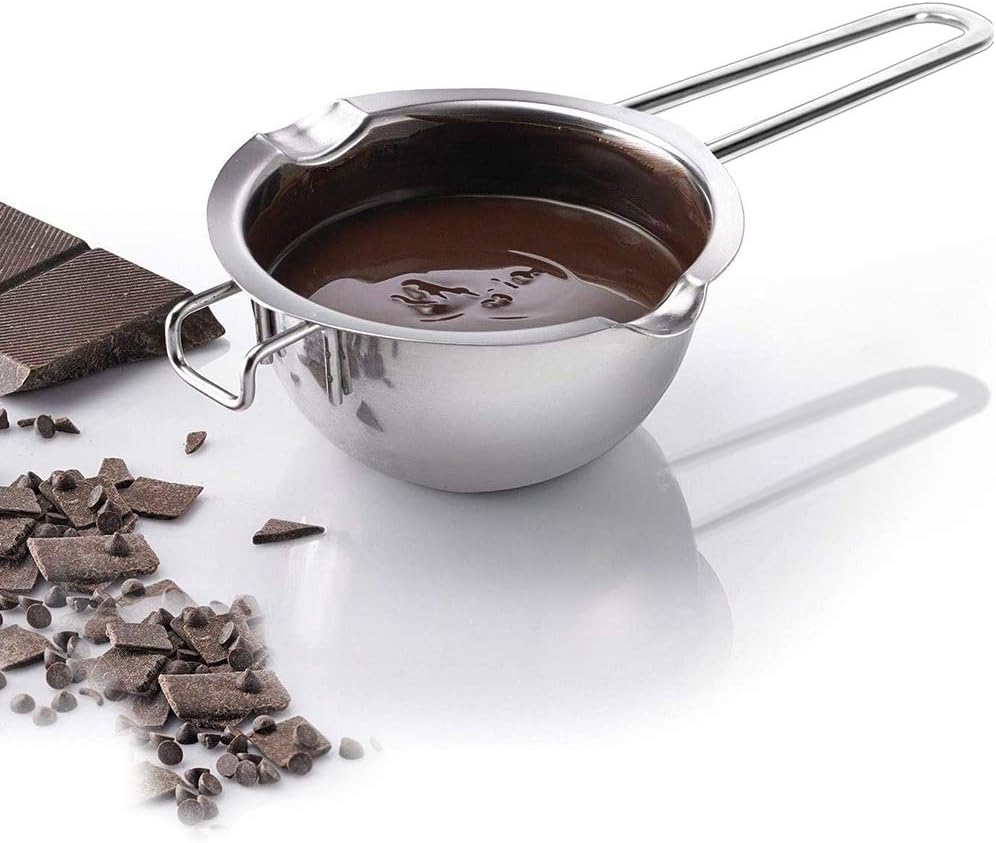 1000ML Double Boiler Pot Set Stainless Steel Melting Pot For Chocolate, Candle and Candy Making (34oz)