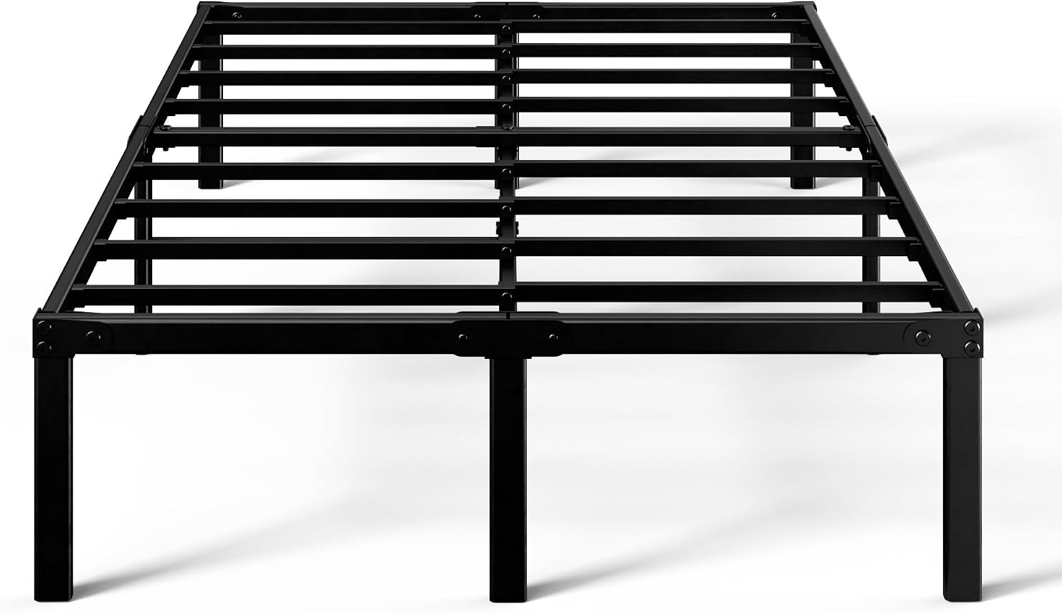 ZINUS Van 16 Inch Metal Platform Bed Frame / Steel Slat Support / No Box Spring Needed / Easy Assembly, Full