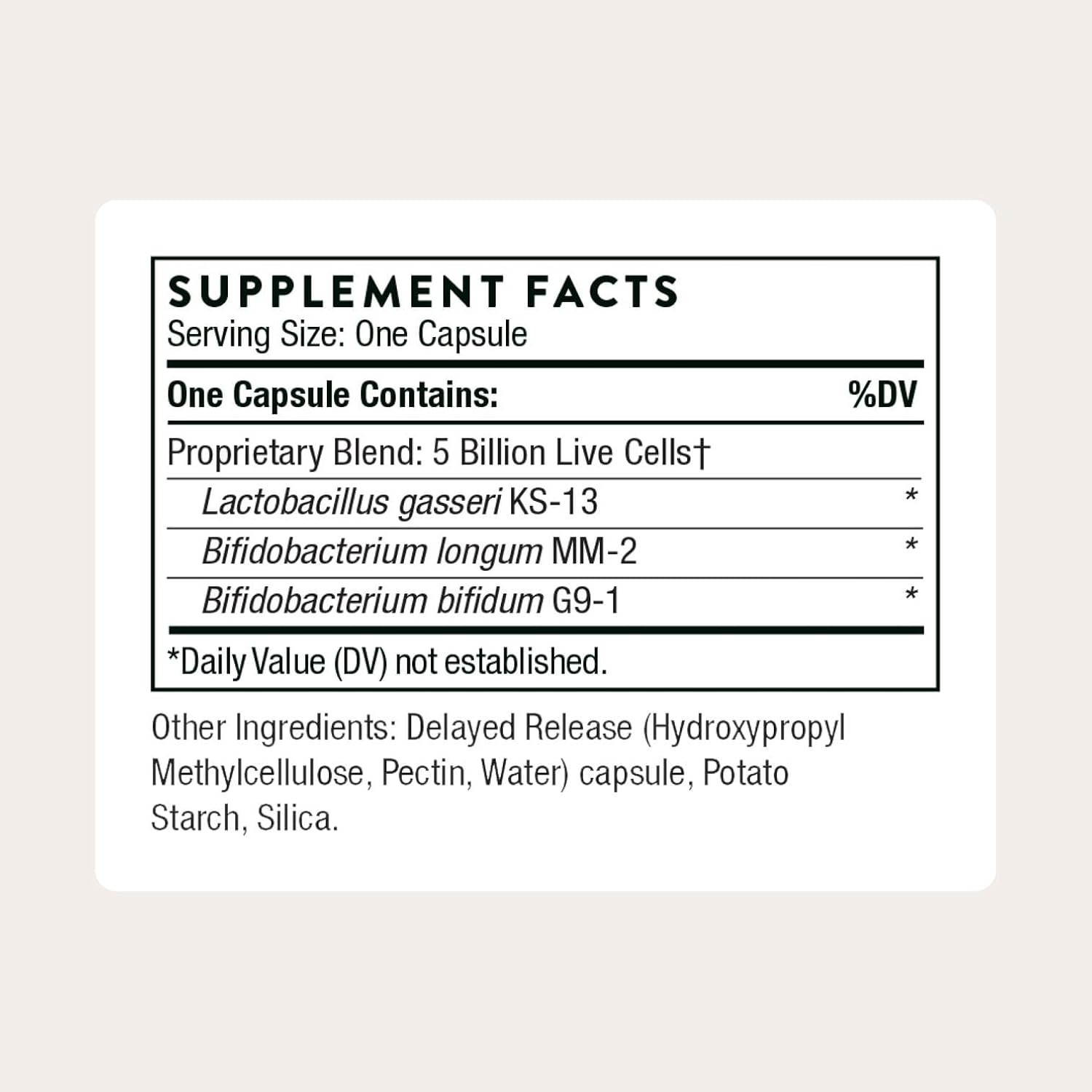 THORNE FloraMend Prime Probiotic, 5 Billion Live Cells, 30 Capsules | Clinically Studied for Weight Management