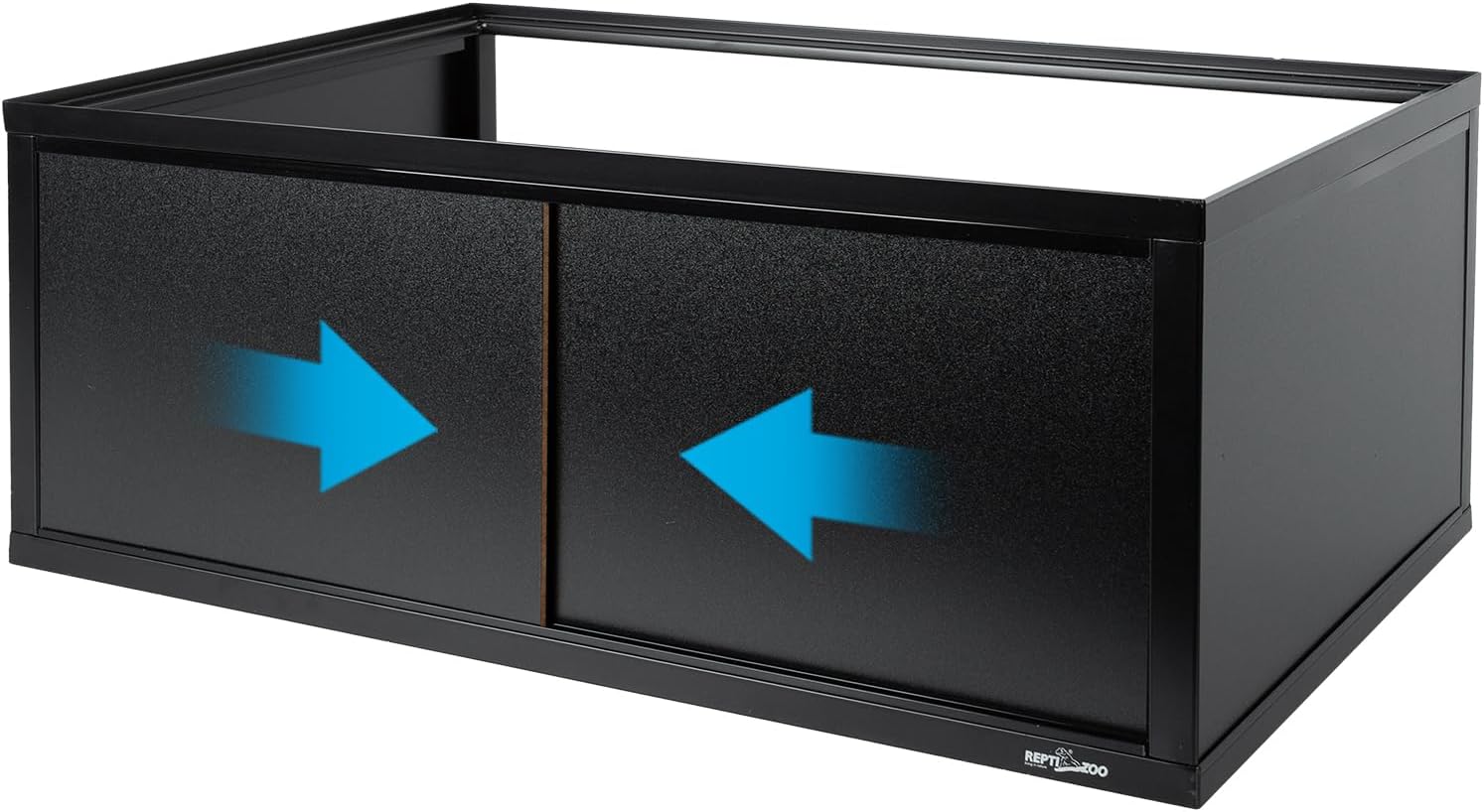 REPTI ZOO 85 Gallon Large Reptile Tank, Wide & Tall Tempered Glass Large Reptile Terrarium 47.2" x 17.7"x 23.6" for Tortoise Snake