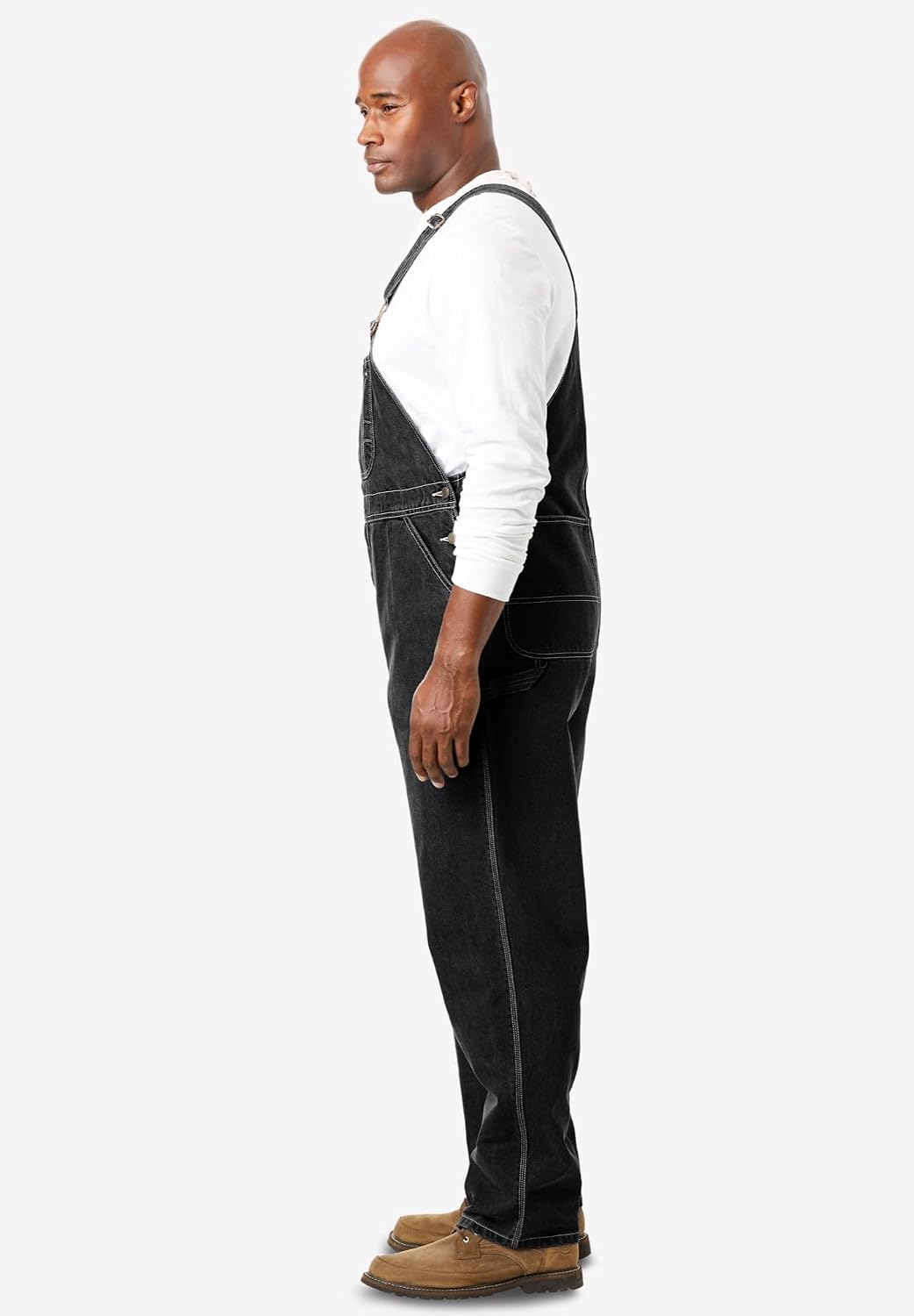 by KingSize Men's Big & Tall Denim Overalls