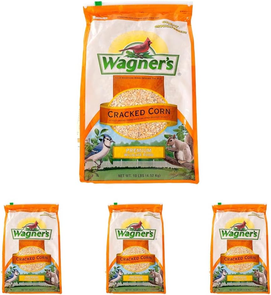 Wagner's 18542 Cracked Corn Wild Bird Food, 10-Pound Bag