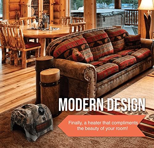 Heat Storm Mojave Indoor Ultra Lightweight Portable Infrared Space Heater - 1500 Watts - Built in Thermostat & Overheat Sensor - Remote Control