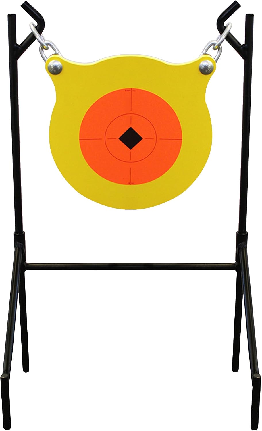 Birchwood Casey World of Targets Boomslang AR500 Steel Durable 0.5" Thick 9.5" Diameter Shooting Gong Target with Stand & Hanging Hardware