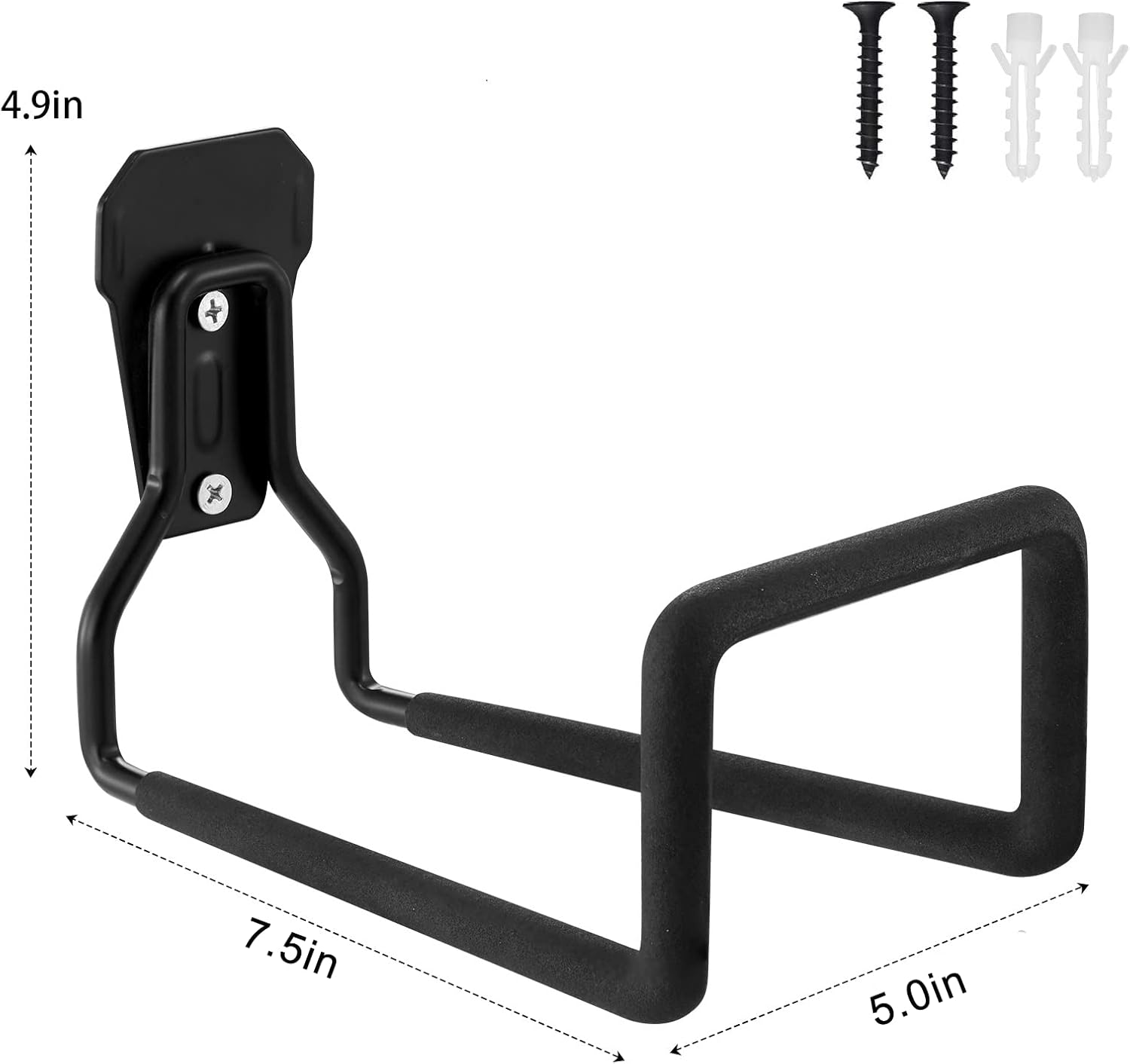 Hose Hanger, Heavy Duty Metal Hose Holder Wall Mount