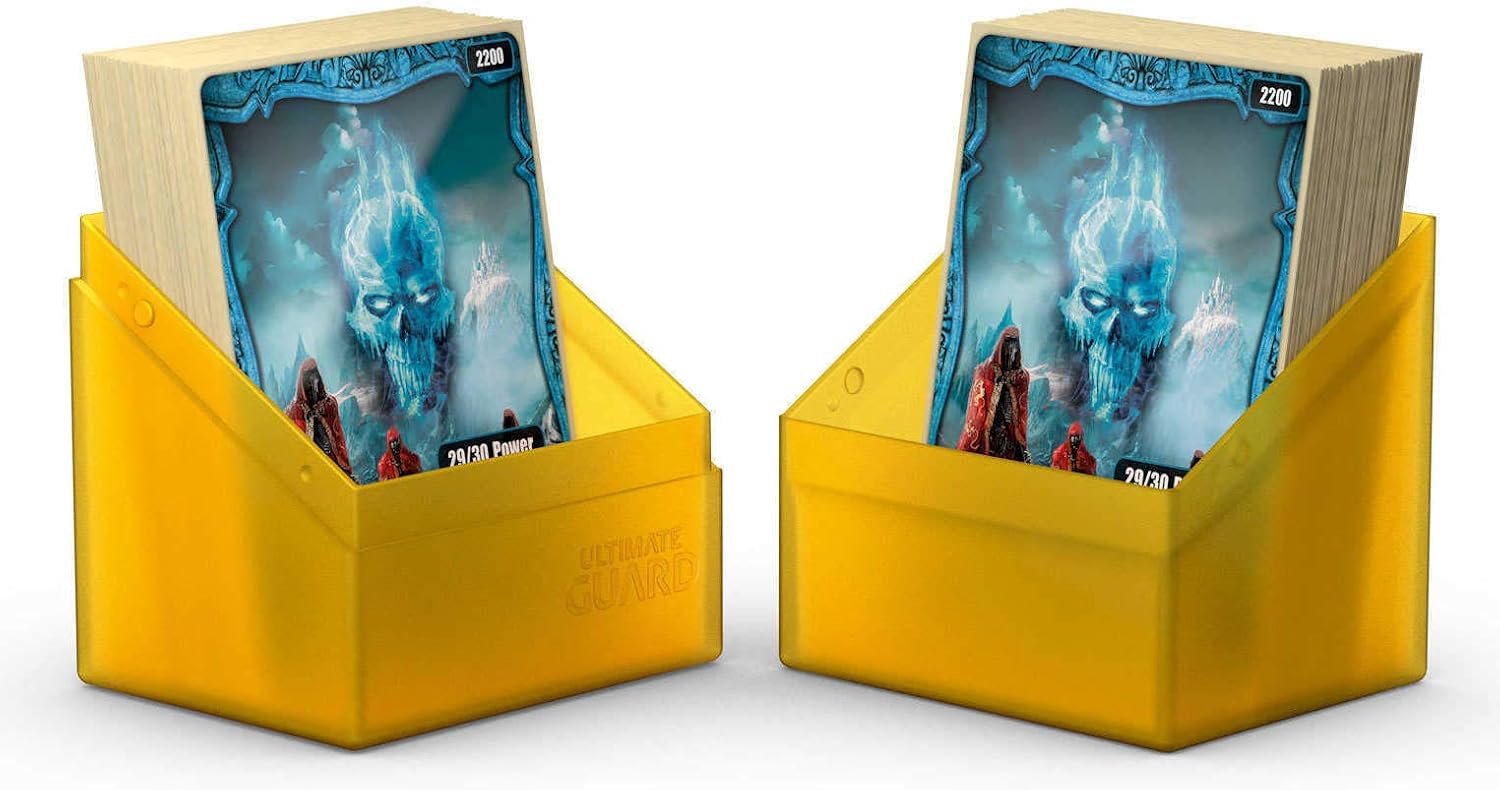 Ultimate Guard Boulder 100+ Classic, Deck Case for 100 Double-Sleeved TCG Cards, Emerald, Secure & Durable Storage for Trading Card Games, Soft-Touch Finish