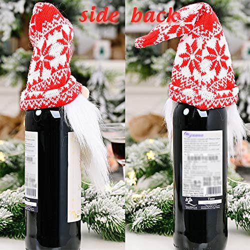 Christmas Gnome Wine Bottle Covers