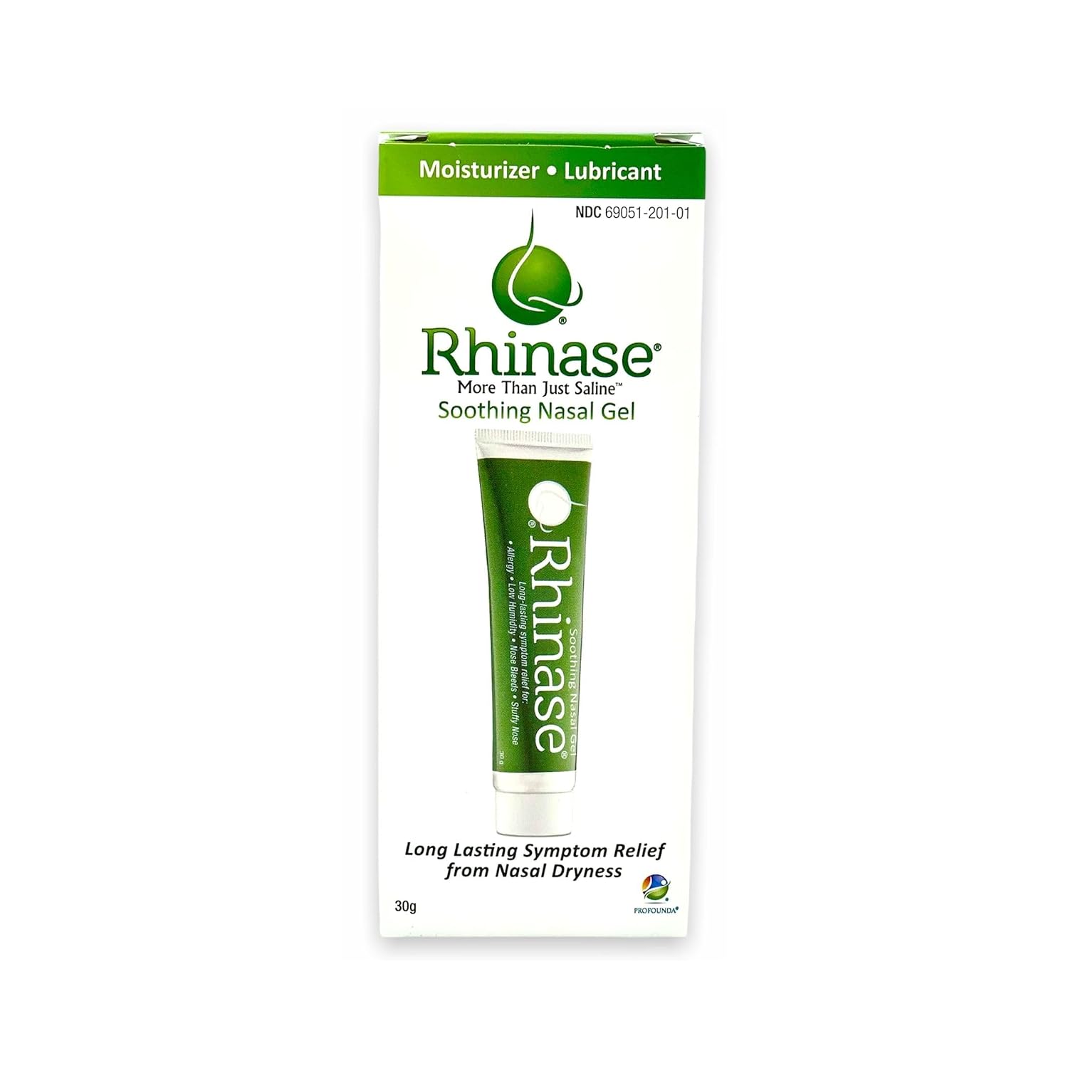 Rhinase Saline Nasal Gel (5 Pack) with 2 Wetting Agents and 2 Salts Allergy Relief Moisturizer - No Steroids no Aloe no Scent…