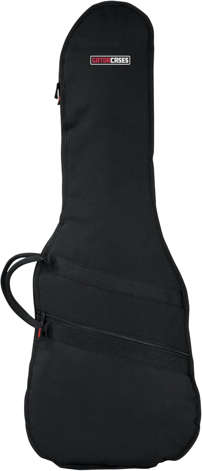 Gator Cases Foam Padded Electric Guitar Gig Bag, Fits Stratocaster and Telecaster Style Guitars up to 40.3" in Length (GBE-ELECT)