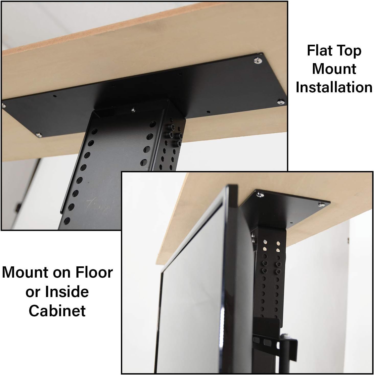 Touchstone Valueline 30003 Smart Motorized TV Lift for 26–50” TVs – Pop-Up Cabinet Mount, Alexa & Google Enabled, 5-Year Warranty, 28” Travel, 170 lb Capacity, RF & Wired Remotes