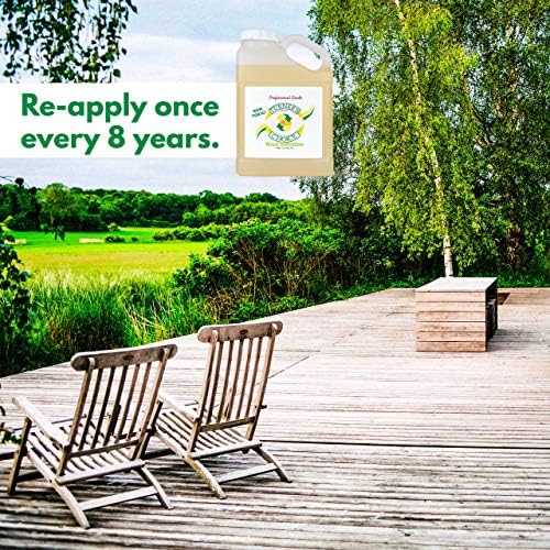 Turner's Choice Wood Treatment (Gallon with Compression Sprayer) | Seals and Protects from Moisture, Decay, and Pest Damage