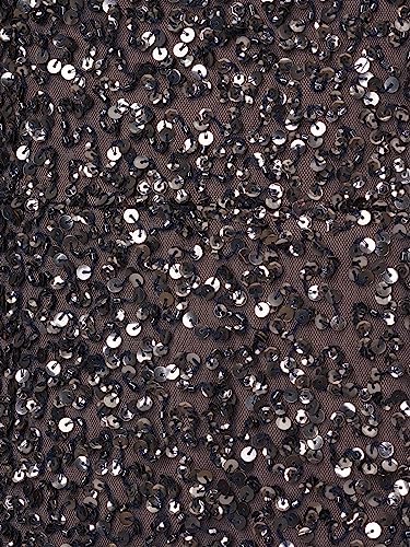 Adrianna Papell Women's Plus-Size Beaded Illusion Gown