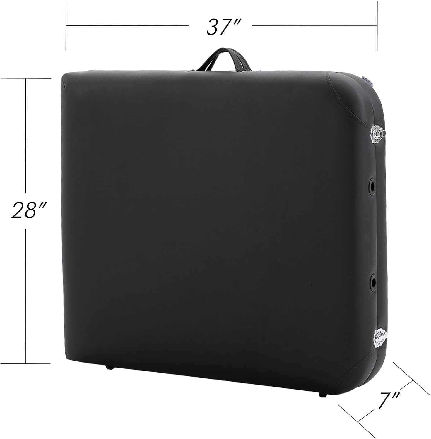 Sierra Comfort Basic Portable Massage Table, Black
