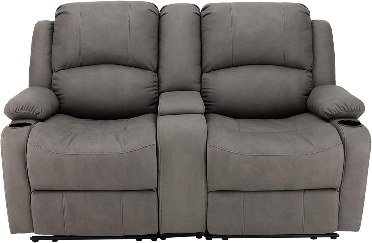 Camper Comfort 65" Wall Hugger Reclining RV (Manual, Slate)