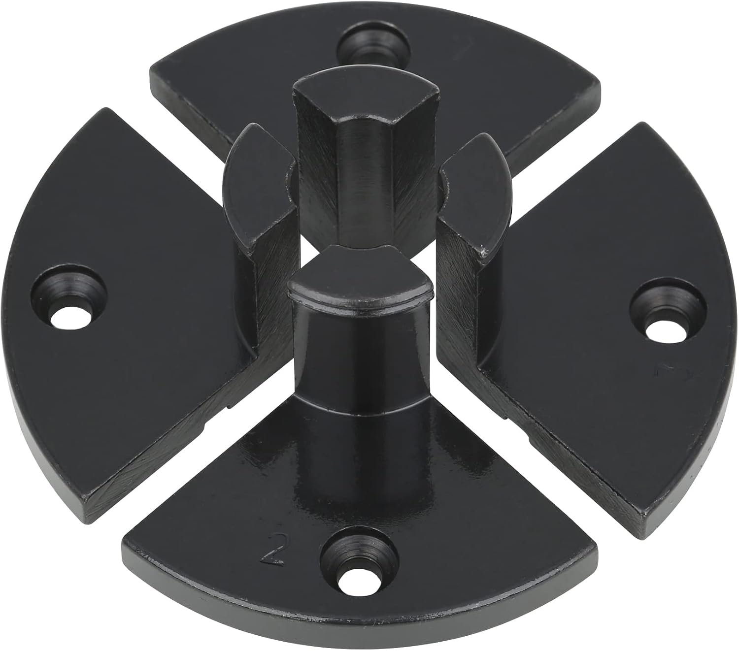 4INCH 4-Jaw Self-Centering Wood Lathe Chuck, 2" Round Jaw Mounted, 1"x8TPI thread & 3/4"x16TPI Adapter, T Allen Wrench, Screw Chuck, SCR4-4