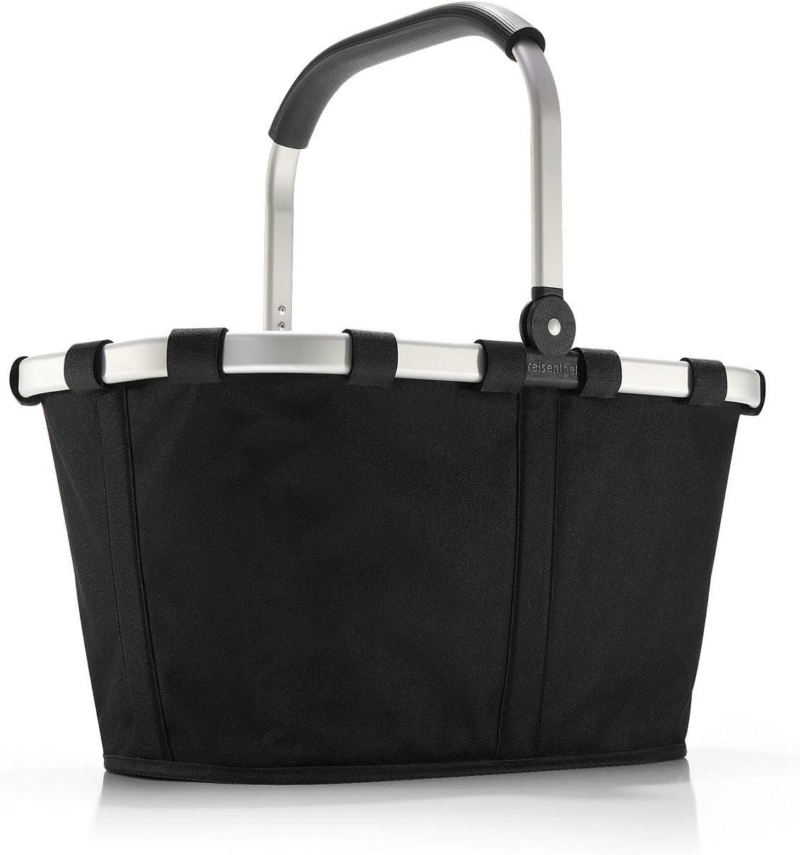 reisenthel carrybag frame black/black - Sturdy shopping basket with plenty of storage space and practical inner pocket - water-repellent