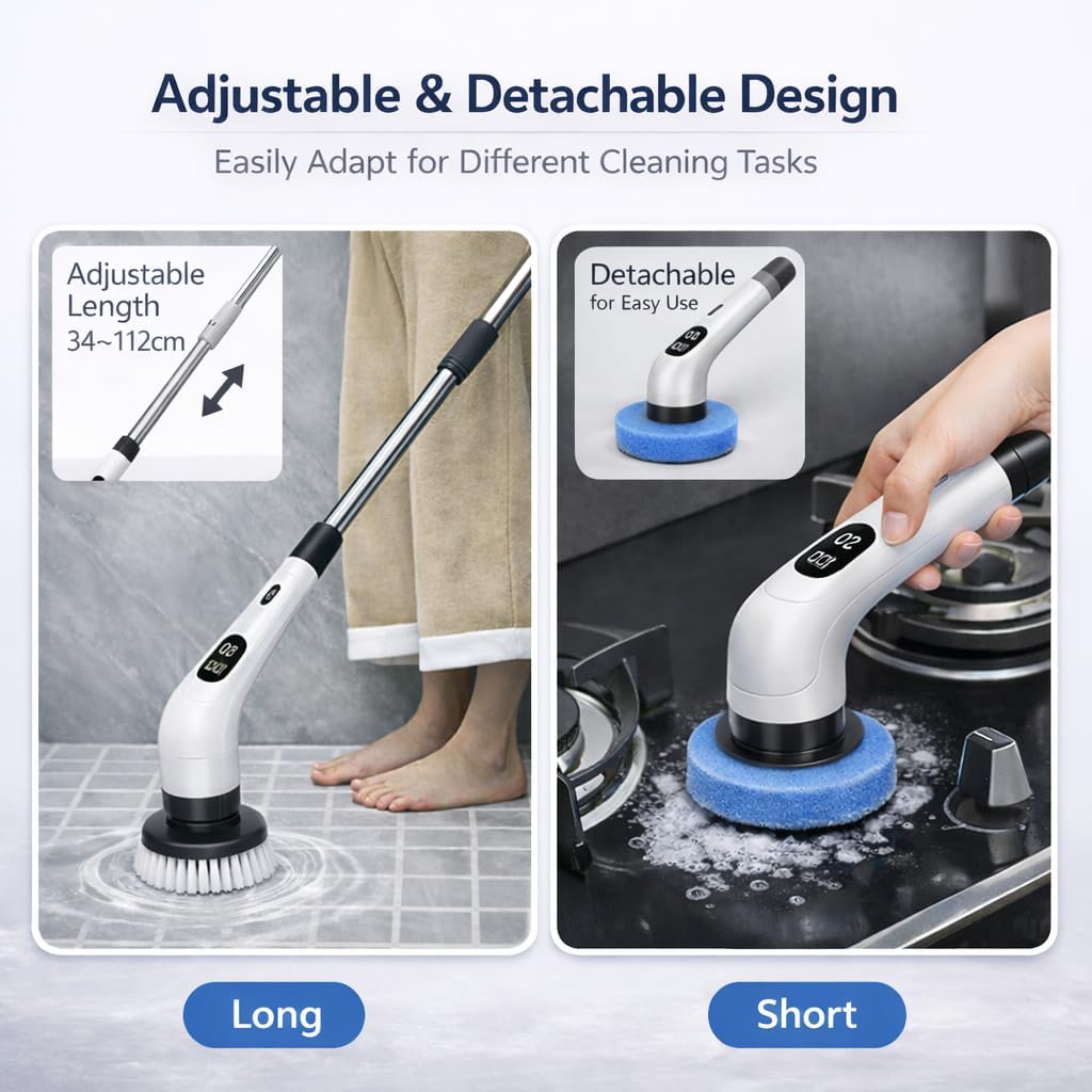 Premium Electric Bathroom Cleaning Brush