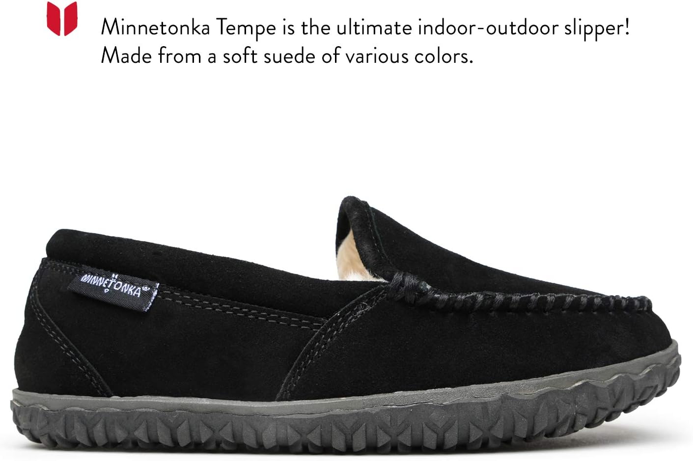 Minnetonka Women's Tempe Suede Slipper