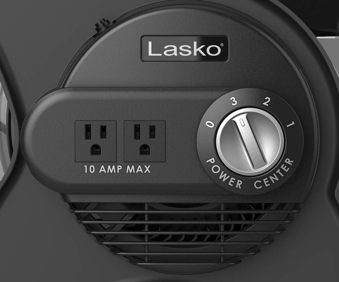 Lasko Pivoting High Velocity Portable Utility Fan - 12" - U12104 - Black
