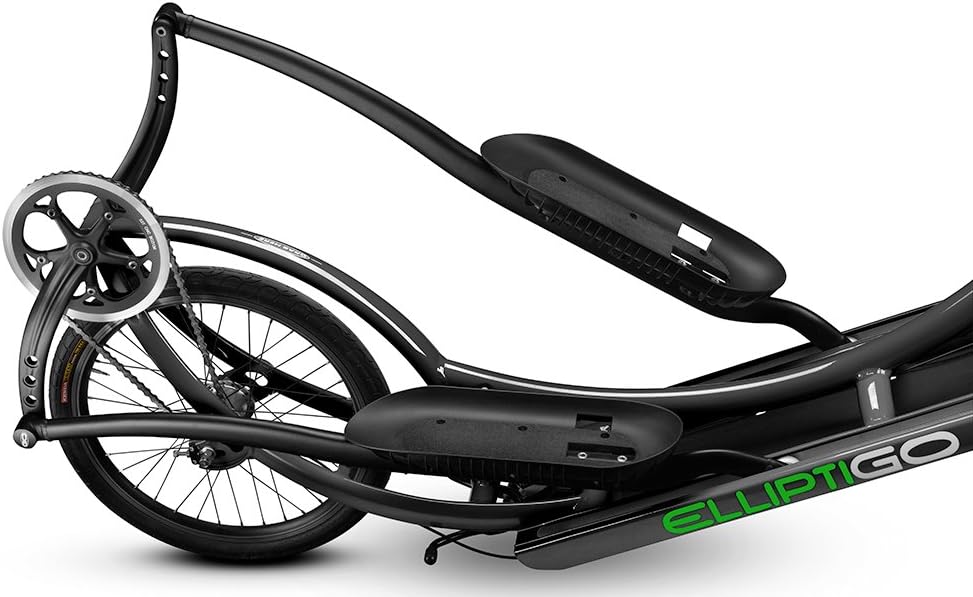 8C Long Stride Outdoor Elliptical Bike - Converts to Indoor Bike | Hybrid Outdoor and Indoor Cardio Trainer Exercise Bikes for Home, Elliptical Bicycle
