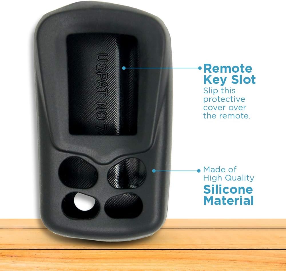 Replacement for New Silicone Cover Protective Cases for Viper Python Remote 479V - Black - (2 Pack)