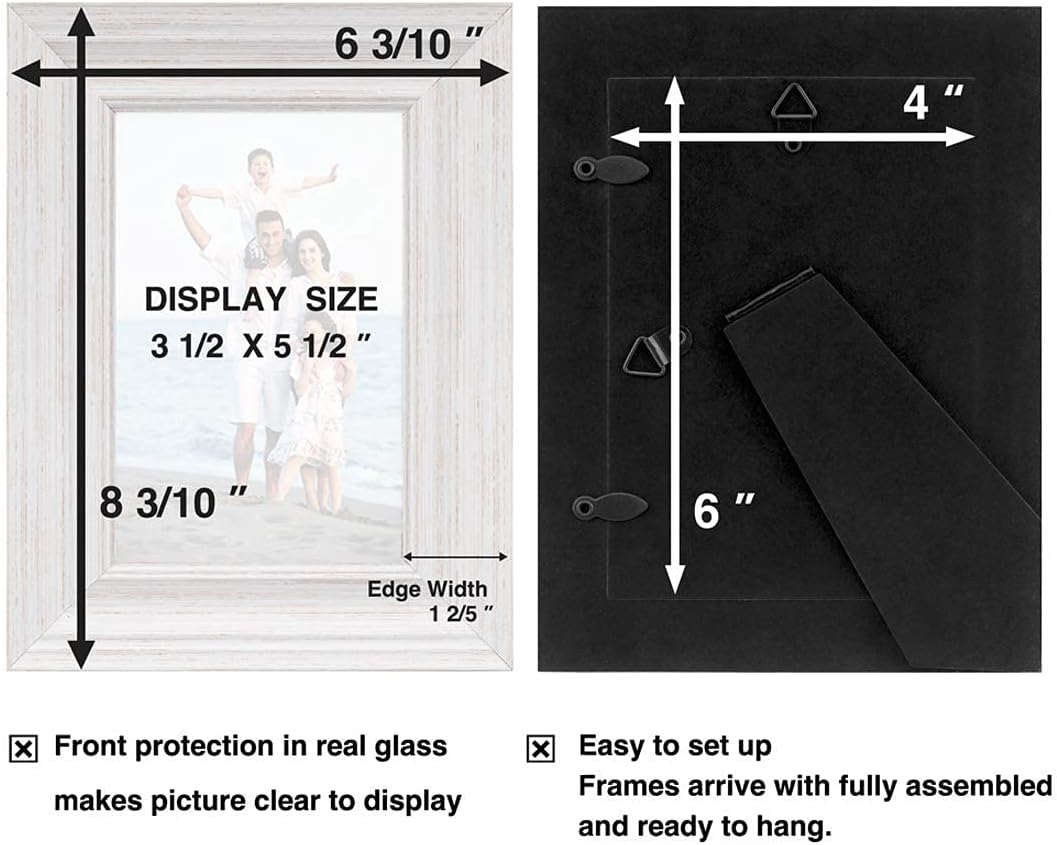 LaVie Home 8x8 Picture Frames (1 Pack, Gold) Square Photo Frame Set with High Definition Glass for Wall Mount & Table Top Display