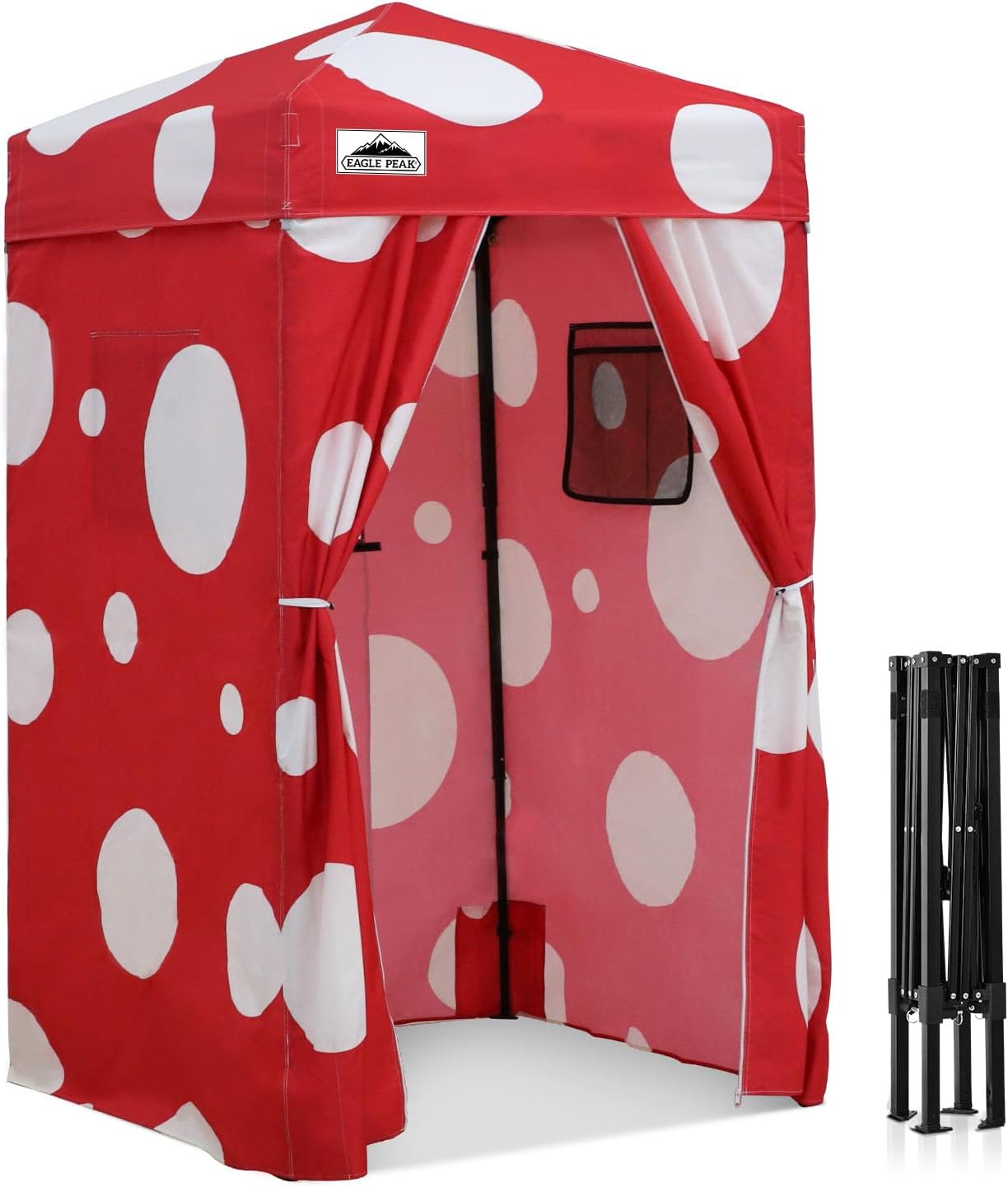 EAGLE PEAK 4x4 Pop Up Changing Tent, Outdoor Changing Room, Gray/White