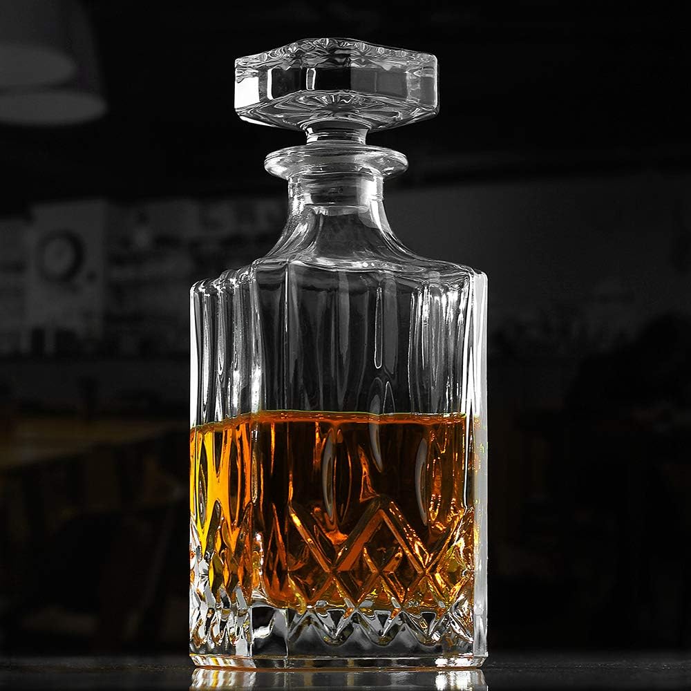 LUXU Whiskey Decanter,25 oz