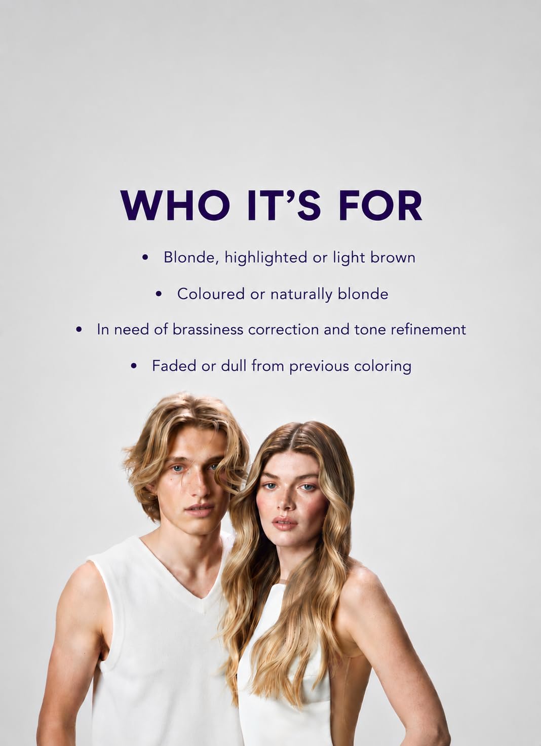 Oligo Professionnel - Blacklight Blue Conditioner for blondes - Vegan - Eliminate Brassy tones - Refresh faded highlights - Argan oil - Hydrating Formula - 8.5oz