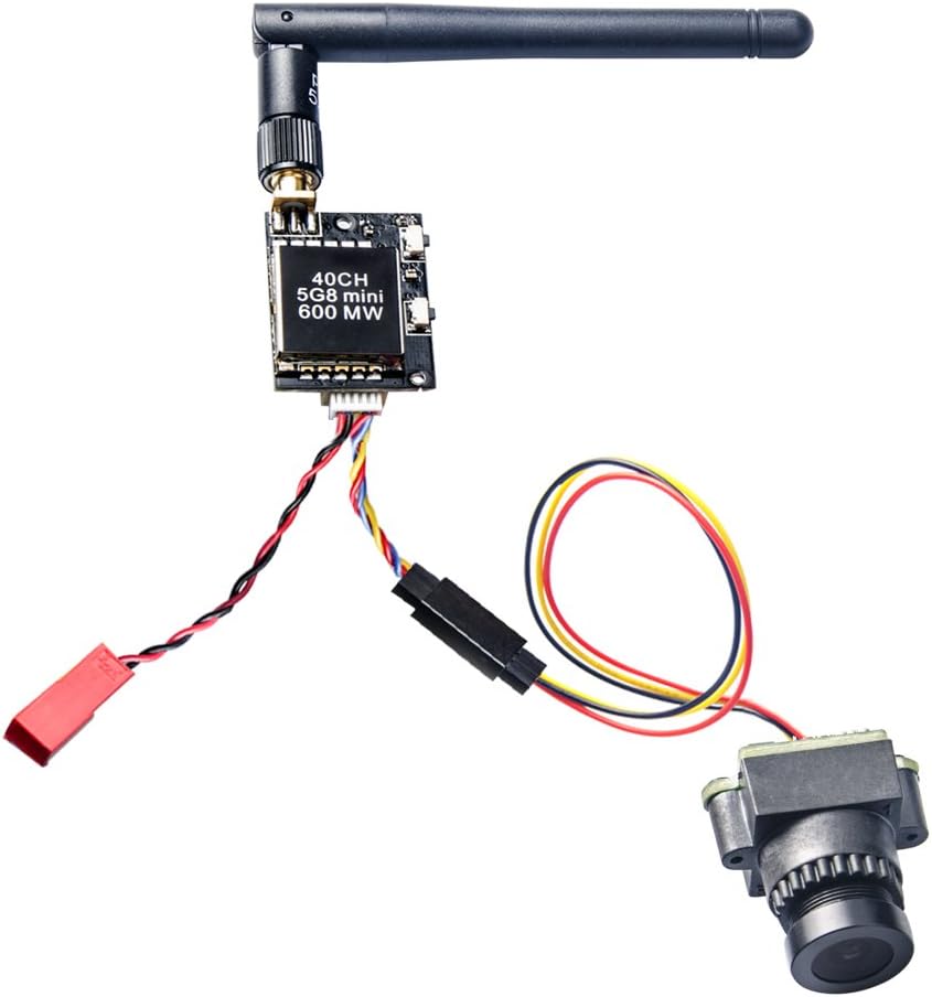 AKK KC03 2.8MM 120 Degree 800TVL NTSC Switchable Camera with 600mW FPV Transmitter