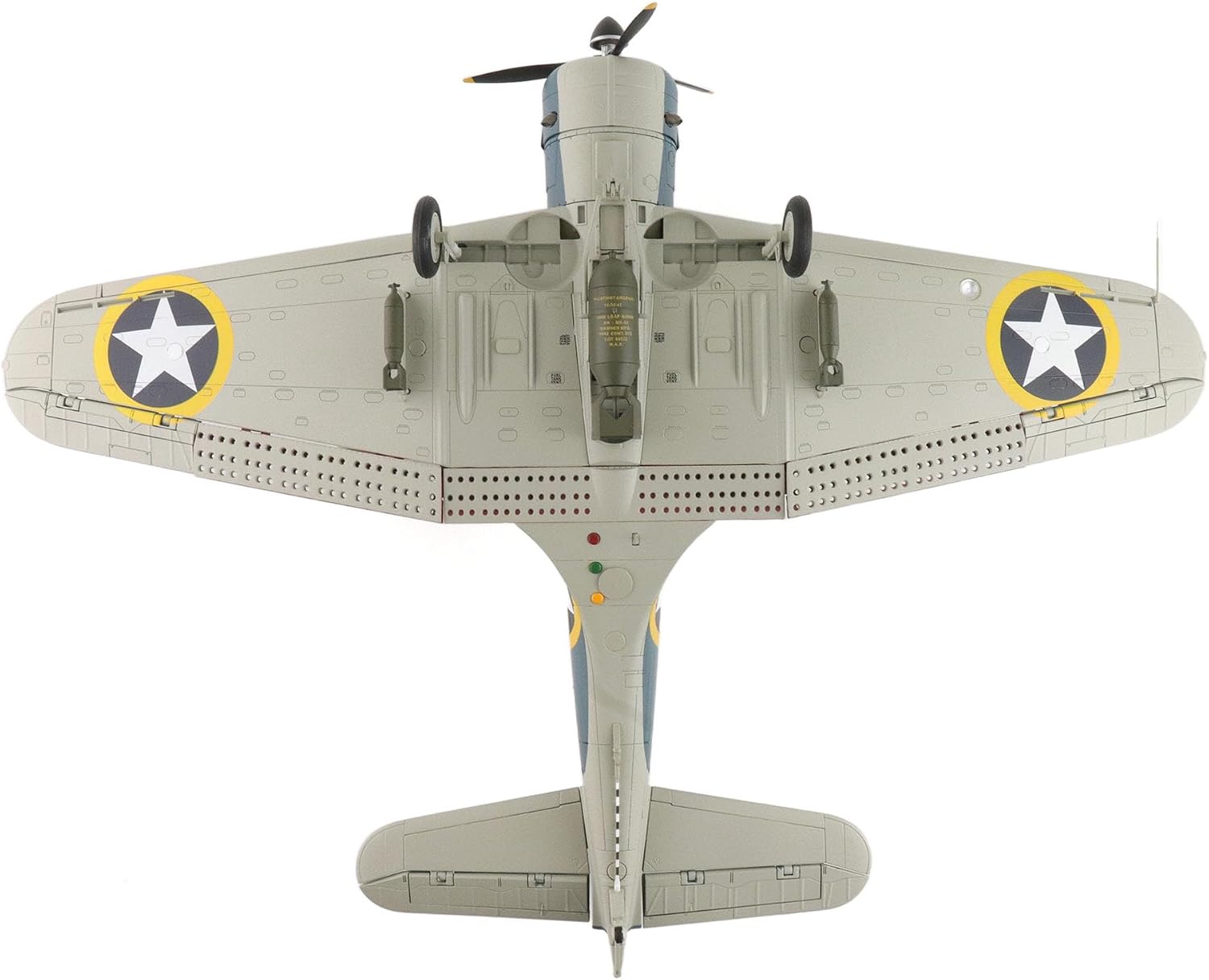 Hobby Master | 1:32 Scale Diecast Military Aircraft Replica | SBD-3 Dauntless Operation Torch BuNo. 06624, 41-S-13, VS-41, USS Ranger
