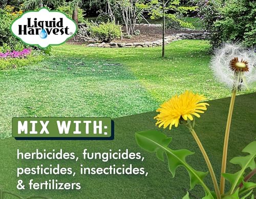 Liquid Harvest Lazer Green Concentrated Spray Pattern Indicator - 1 Quart (32 Ounces) - Perfect Weed Dye, Fertilizer Marking Dye, Turf and Herbicide Marker