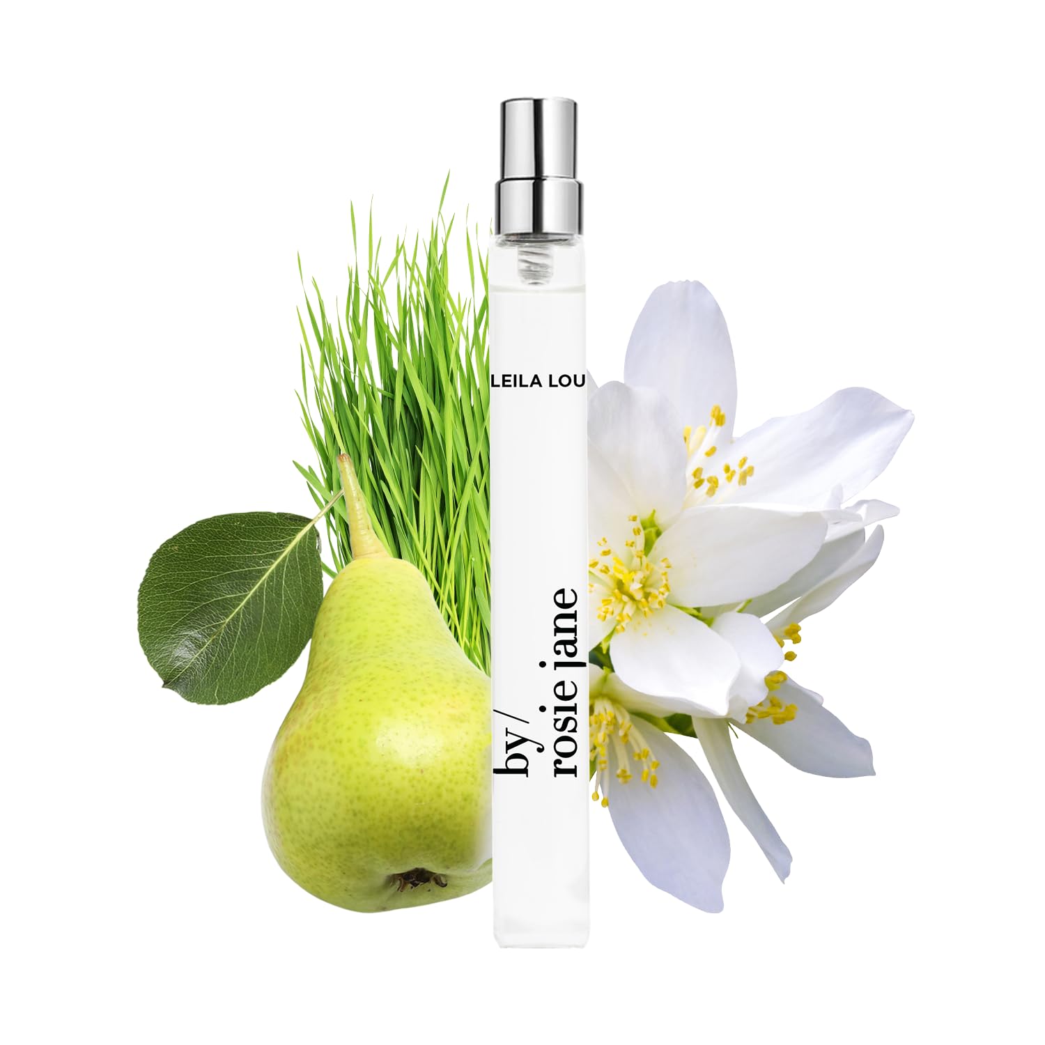 By Rosie Jane Eau De Parfum Spray (Leila Lou) - Clean Perfume for Women - Non-Toxic Body Mist with Notes of Juicy Pear, Sweet Jasmine & Tangerine Skin - Paraben, Sulfate & Phthalate Free (50ml)