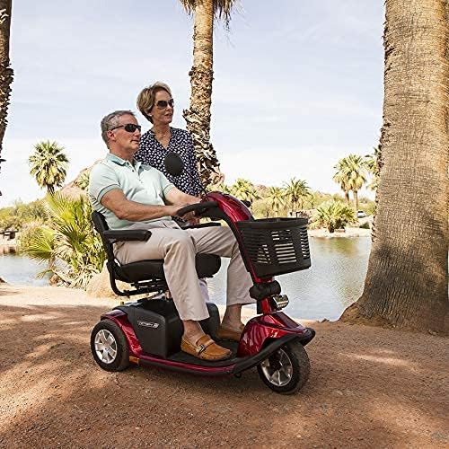 Pride Victory 10 3-Wheel Heavy Duty Scooter w/Extended Warr (Red)