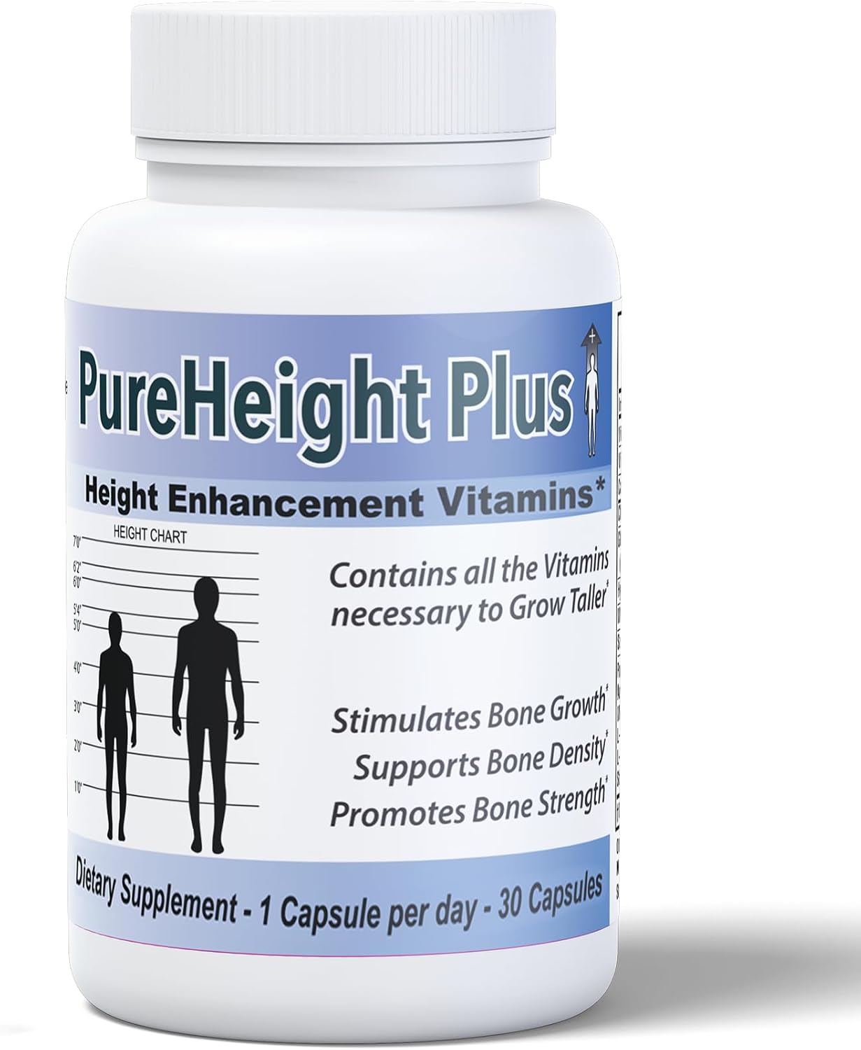 PureHeight Plus #1 Doctor Recommended Height Enhancement Supplement - Growth Vitamins for Kids